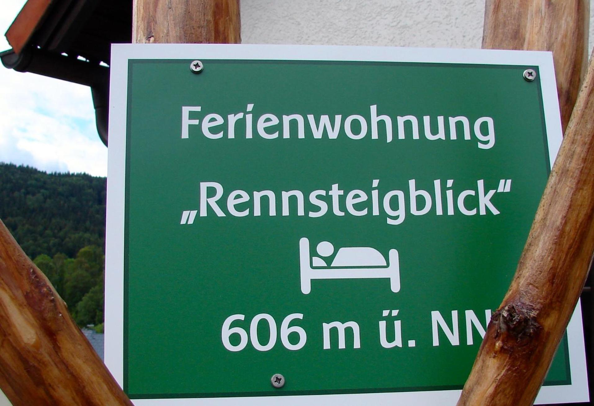 Ferienwohnung Rennsteigblick Suhl Exteriér fotografie